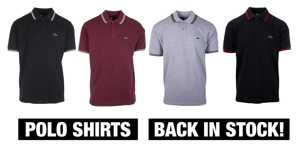 Polo's are back in stock! Free shipping over €100. Worldwide delivery!