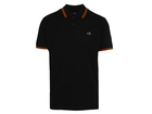 ATCS Classic Tipped Polo Black / Orange