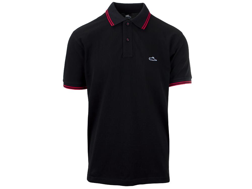 ATCS Classic Tipped Polo Black / Red