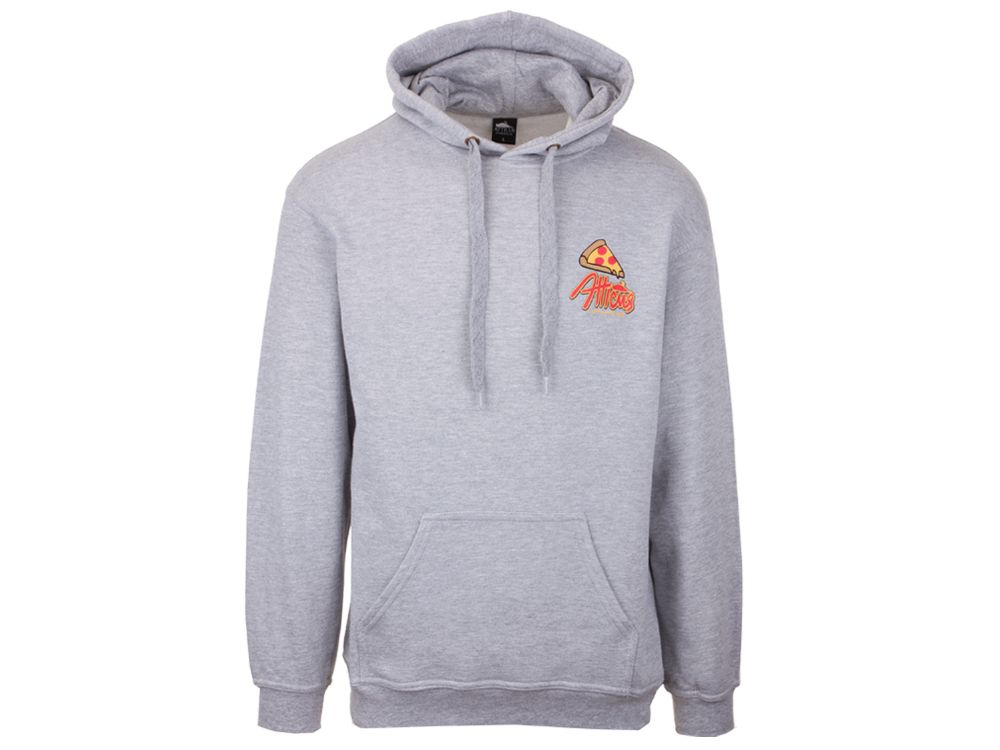 Quality Pizza Hoodie Heather Grey