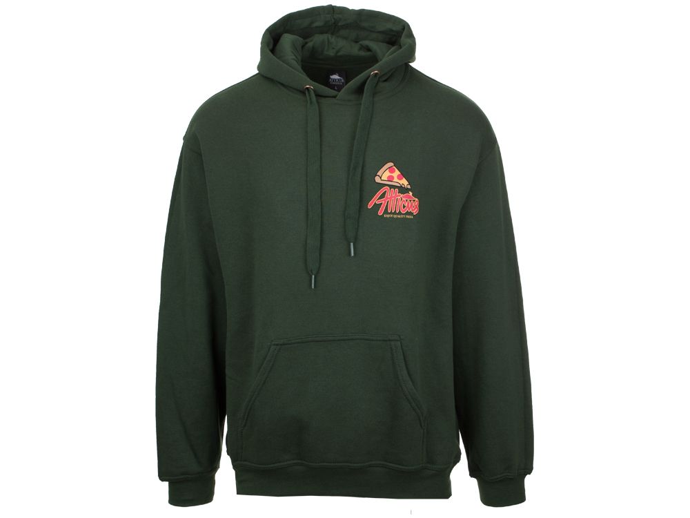 Quality Pizza Hoodie Hunter Green