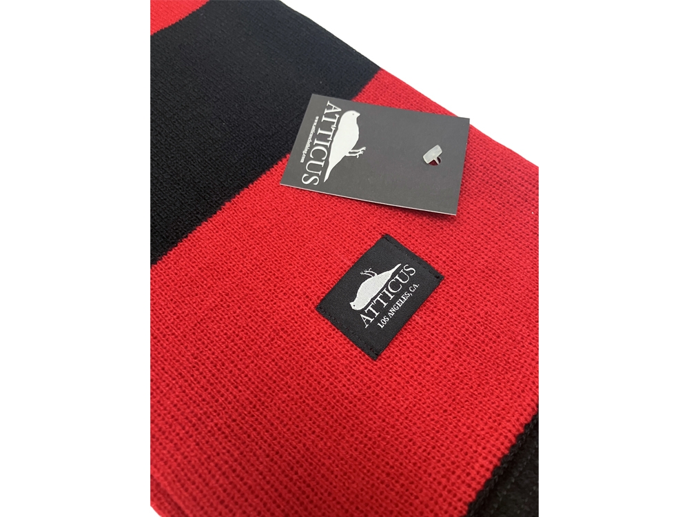 Huston Scarf Black / Red