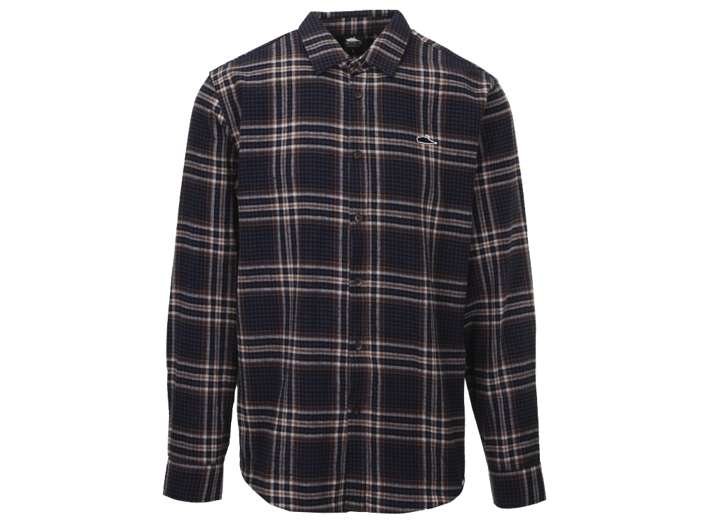 Arthur Flannel Shirt Navy