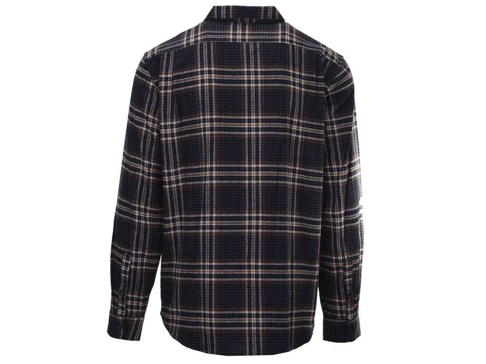 Arthur Flannel Shirt Navy