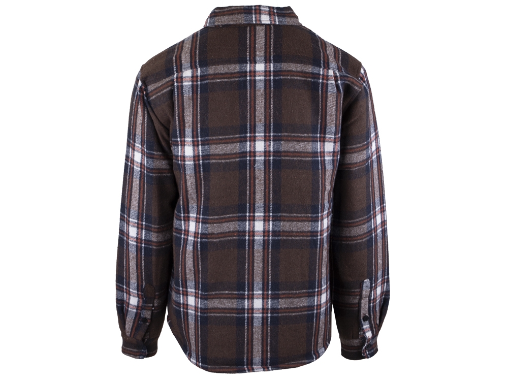 Ontario Flannel Shirt-Jacket Brown