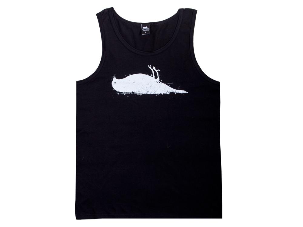 Atticus Bird Tank Top Black