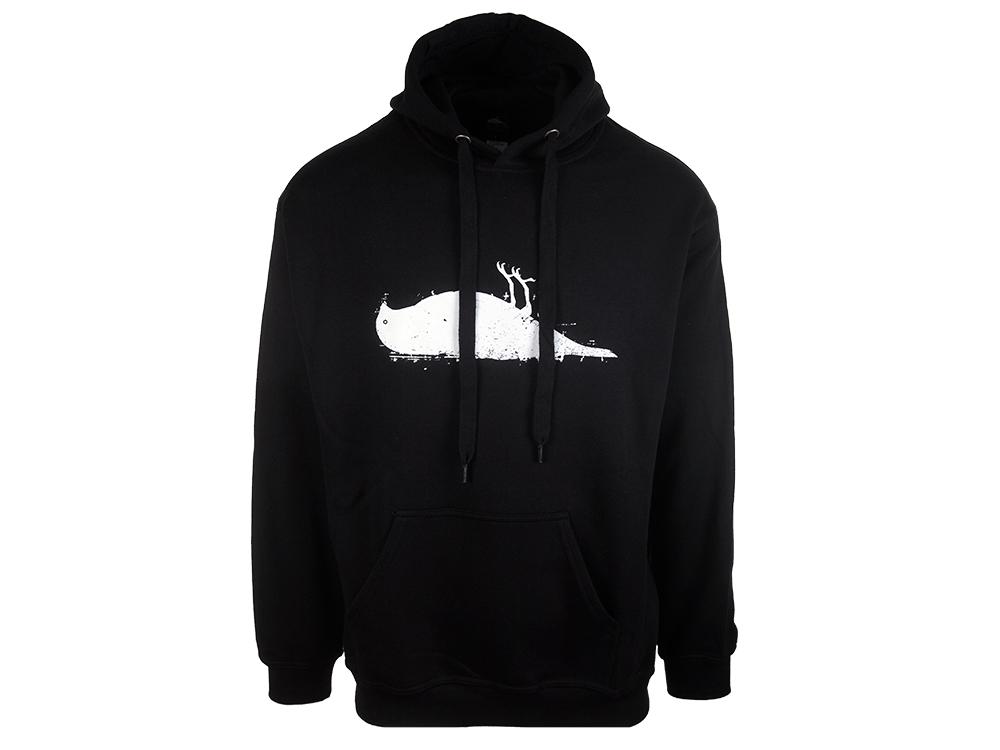 ATCS Bird Hoodie Black / White