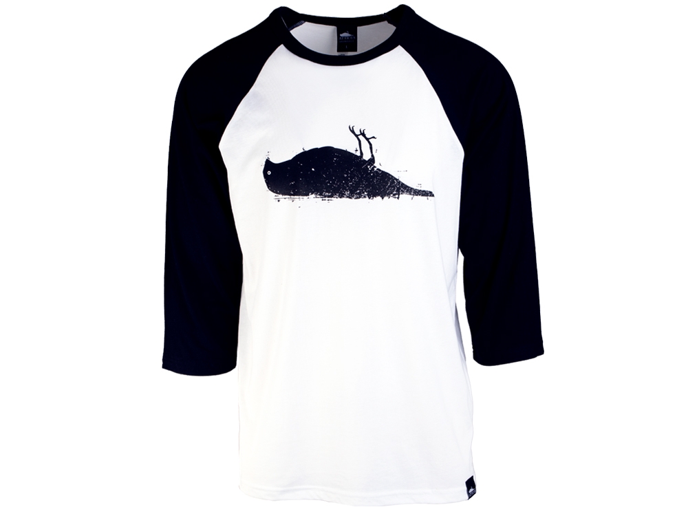 ATCS Bird Baseball T-Shirt White / Black