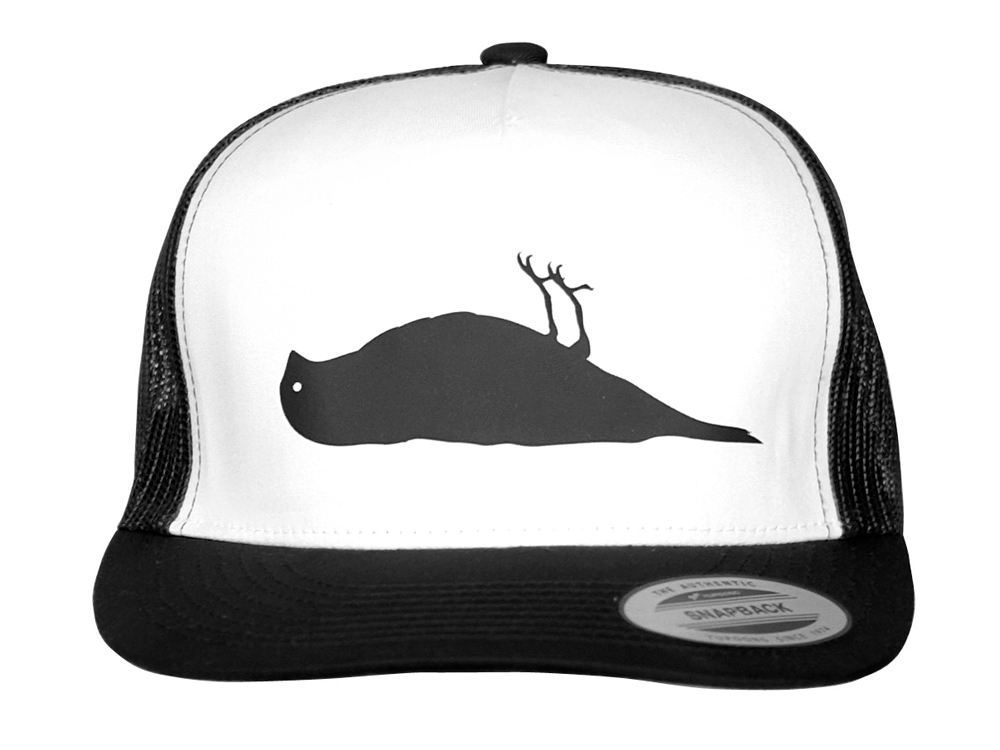 Atticus Bird Trucker Hat Black / White