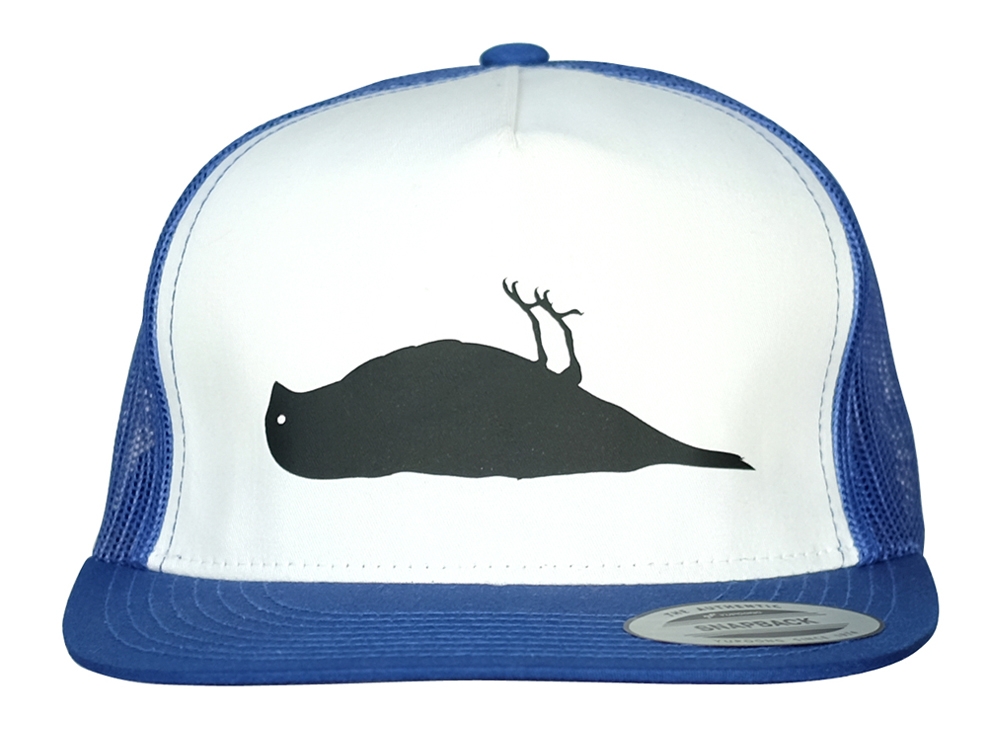 Atticus Bird Trucker Hat Blue / White