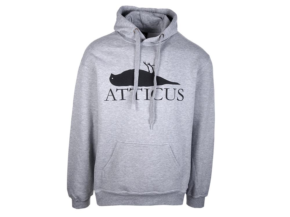 Brand Logo Hoodie Heather Grey