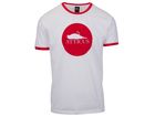 Circle Ringer T-Shirt White / Red