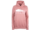 Brand Logo Hoodie Woman Dusty Pink