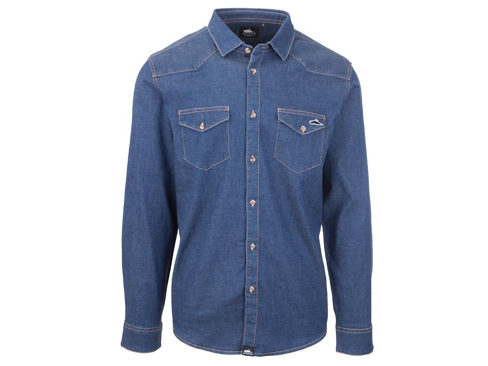 District Denim Shirt Blue