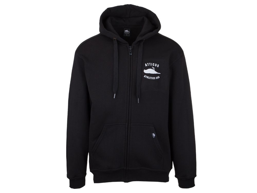 Athletic Zip Hoodie Black