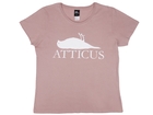 Womens Brand Logo Basic T-Shirt Pink