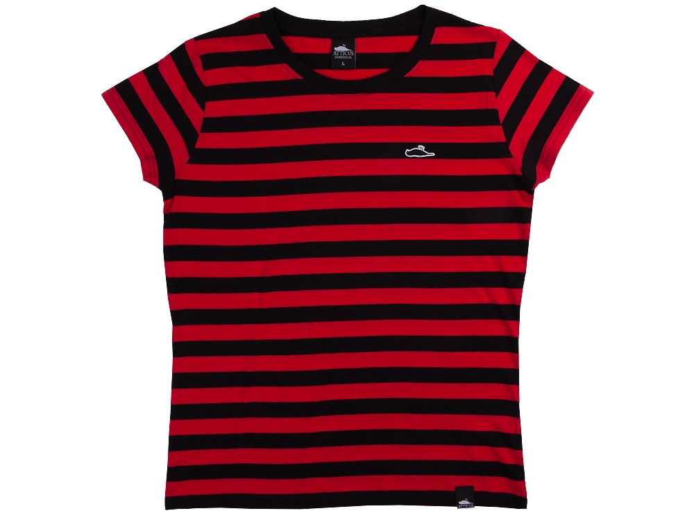 Albertine Stripe Shirt Black / Red