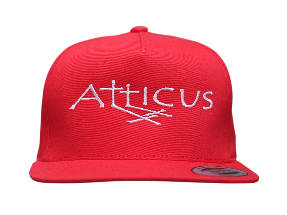 Double Cross Snapback Hat Red