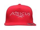 Double Cross Snapback Hat Red