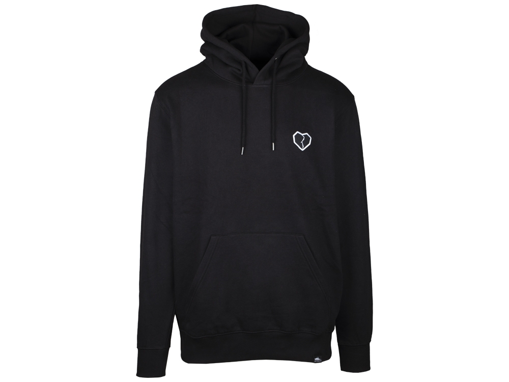 Broken Heart Hoodie Black