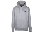 Broken Heart Hoodie Heather Grey