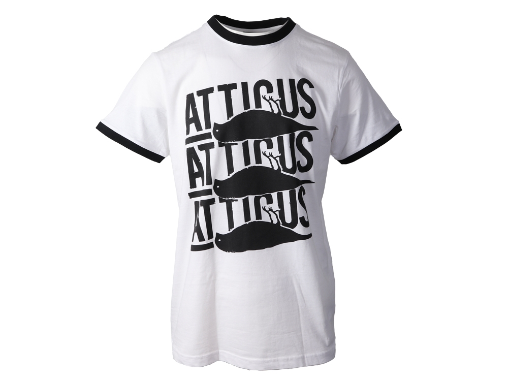 Trifold Ringer T-Shirt White / Black